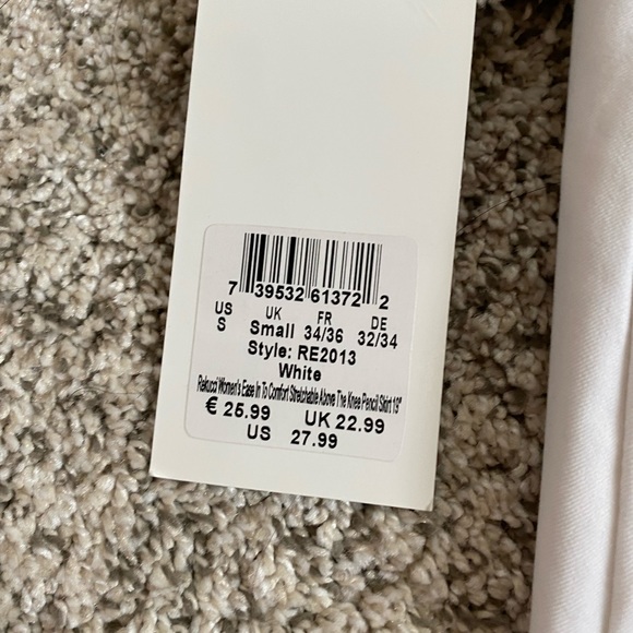 White pencil skirt 19” - Picture 7 of 7